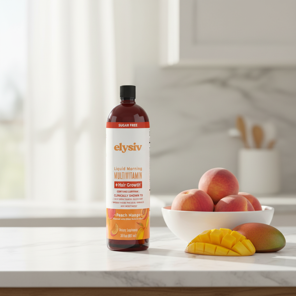 elysiv Liquid Multivitamin and Hair Growth Syrup